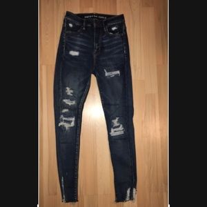 American Eagle dark wash jeans.